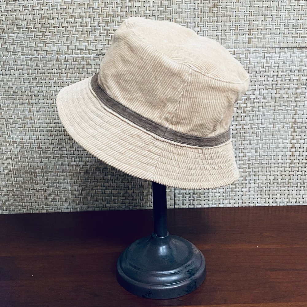🌟HP🌟NWOT Aeropostale Tan Corduroy Bucket Hat OS - Picture 6 of 11